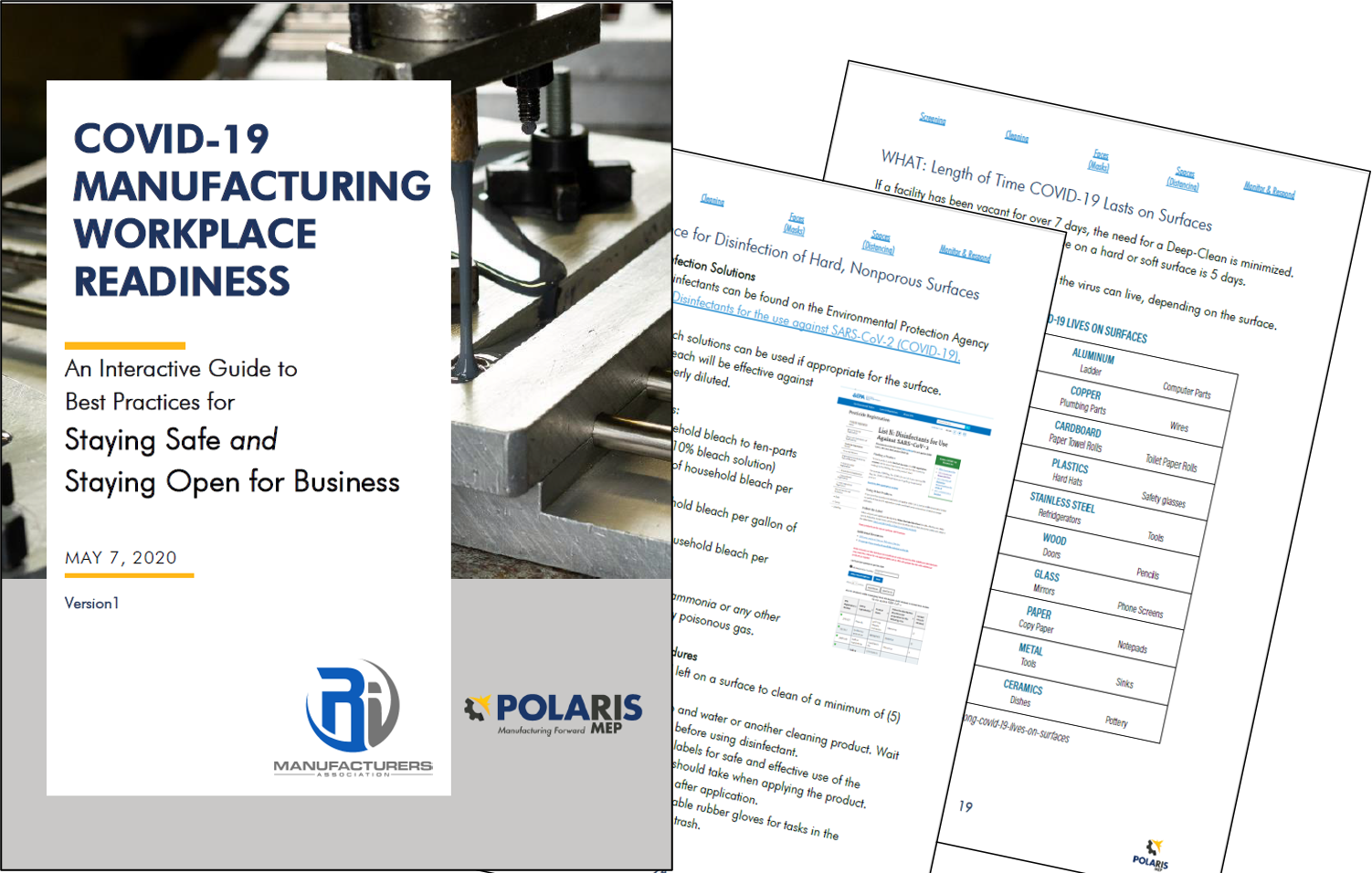 Polaris Mep Rima Manufacturing Playbook For Covid Recovery