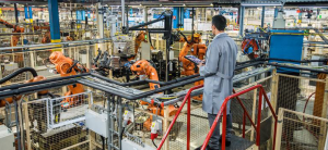 Manufacturing facility automation, robots