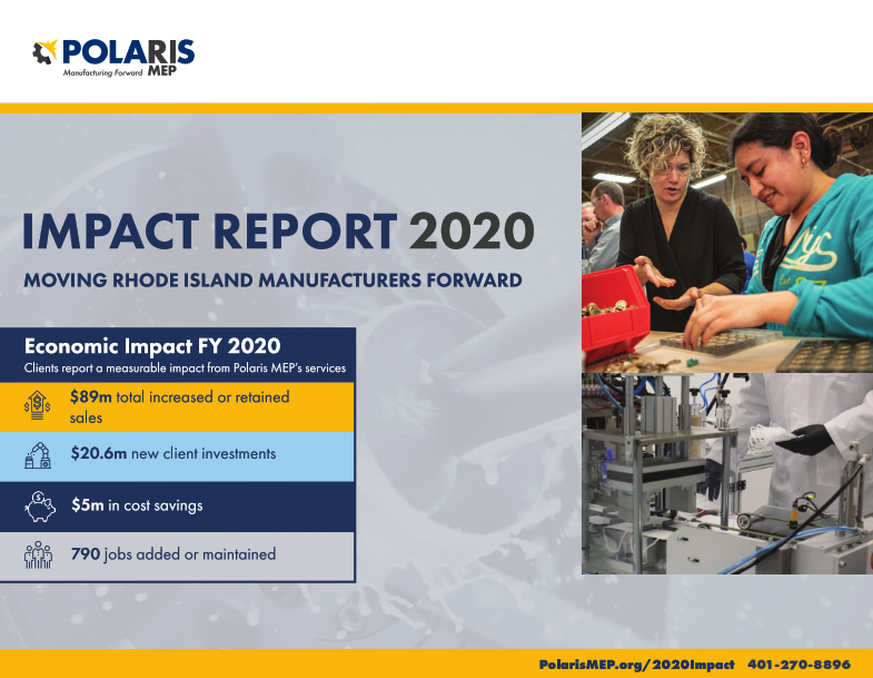 2021 Annual Report Helping Rhode Island Manufacturers Move Forward