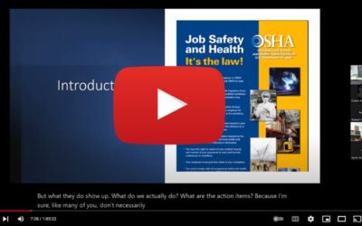 Safety Trainers Webinar: What to do when OSHA arrives