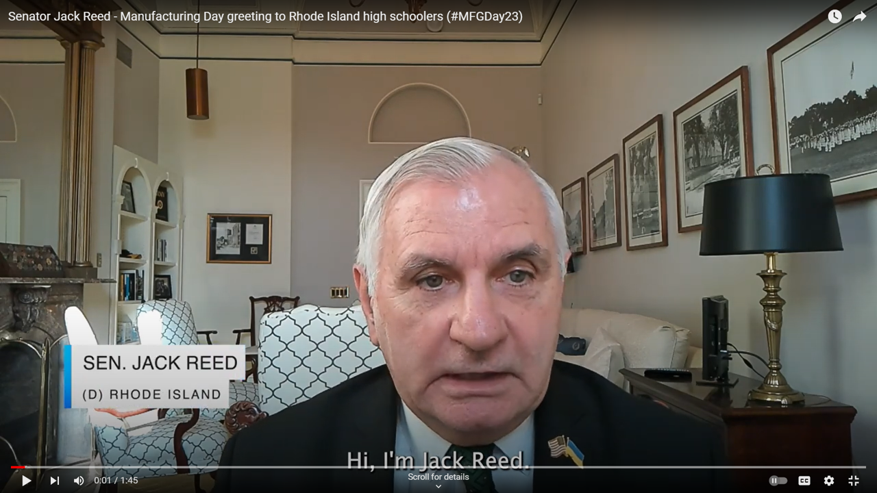 Jack Reed Married Senator Jack Reed on Manufacturing Careers for #MFGDay23 - Polaris MEP