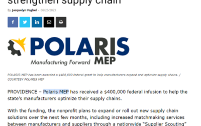 Providence Business News: Polaris MEP nets $400K supply chain grant